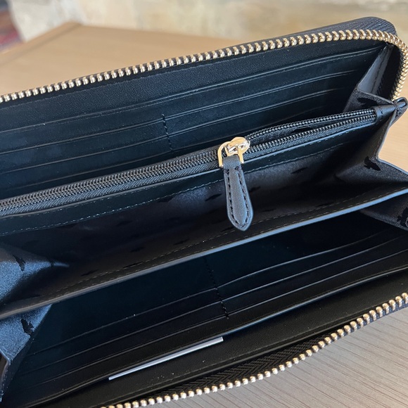 Kate Spade Penny Saffiano leather PVC Glitter Large Tote handbag+Wallet NWT - Picture 13 of 13